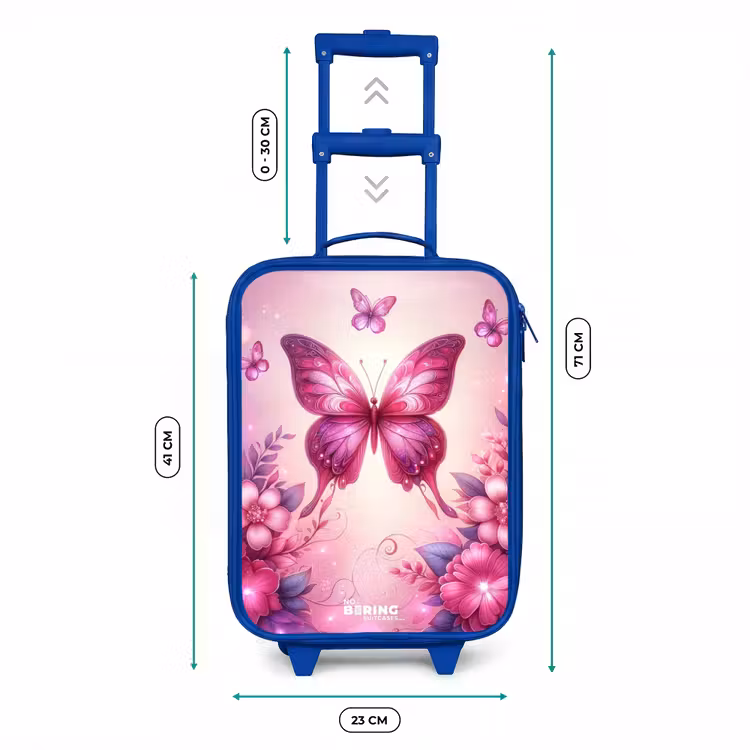 Kinderkoffer - Blauw - Vlindervallei — 6