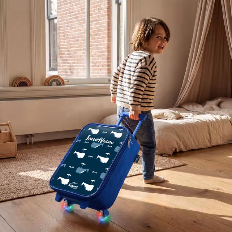 Kinderkoffer - Blauw - Walvisweelde — 3