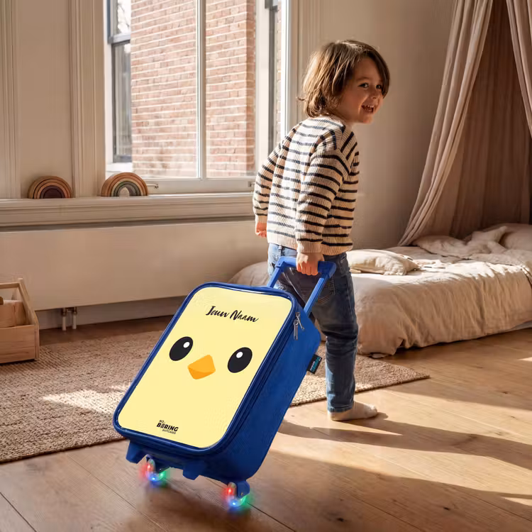 Kinderkoffer - Blauw - Kawai - Kuiken - Geel — 3
