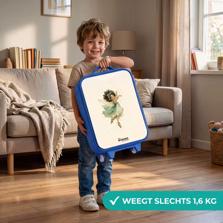Kinderkoffer - Blauw - Dansende bosfee — 2