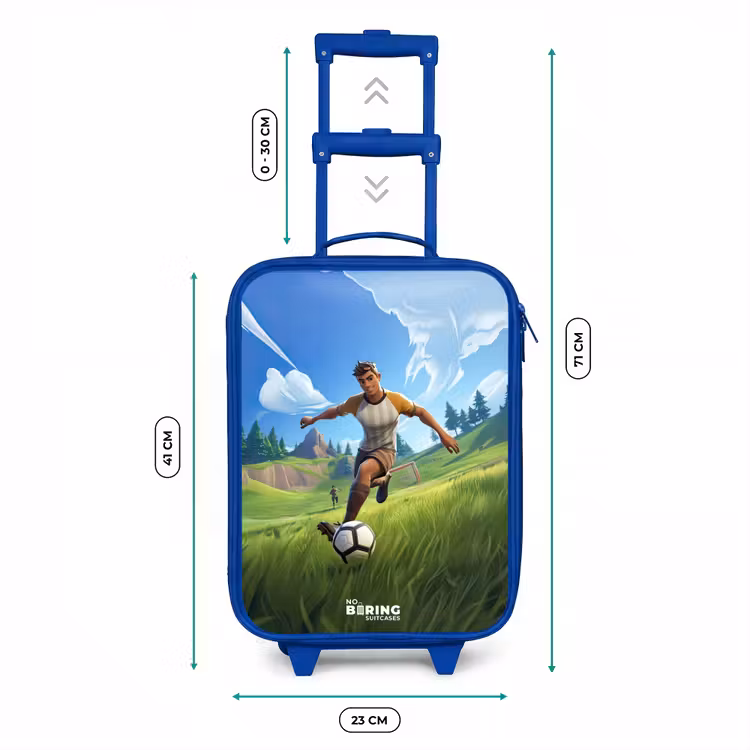 Kinderkoffer - Blauw - Voetbal - Jongen - Goal - Voetbaltenue — 6