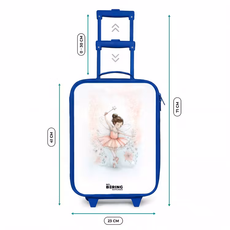 Kinderkoffer - Blauw - Ballerina - Elf - Fee — 6