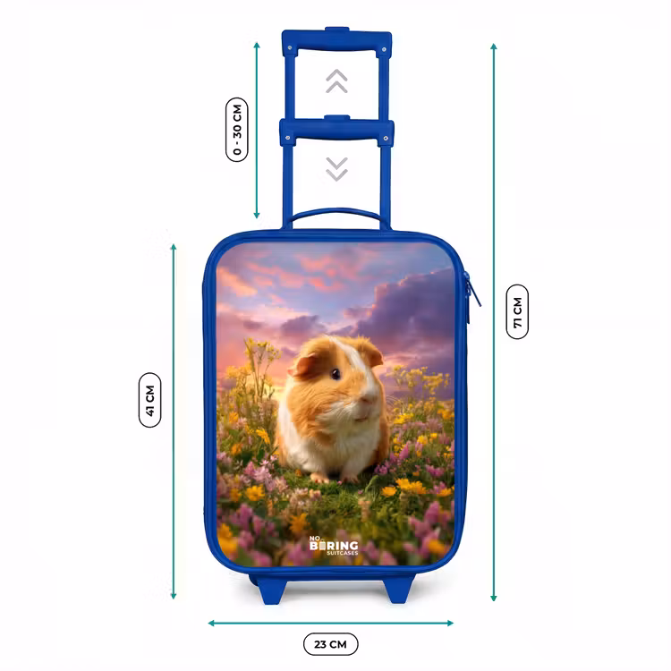Kinderkoffer - Blauw - Cavia - Natuur - Dier — 6