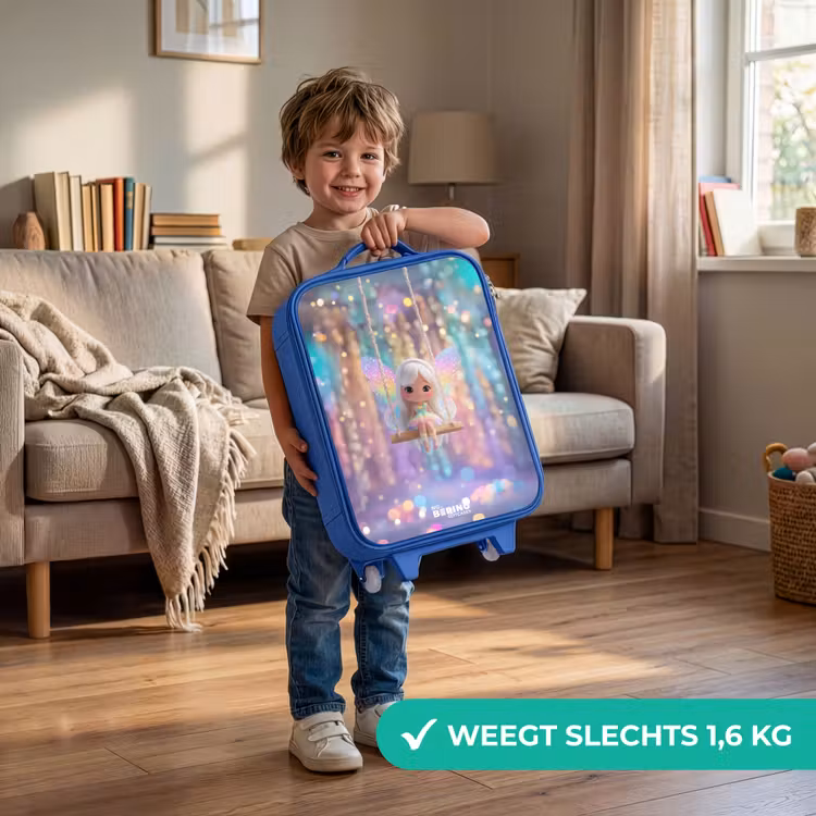 Kinderkoffer - Blauw - Fee - Elf - Regenboog — 2