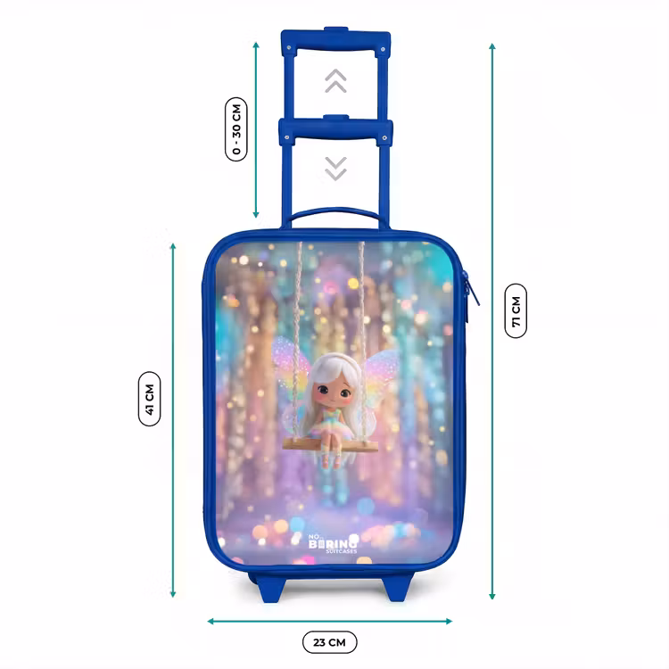 Kinderkoffer - Blauw - Fee - Elf - Regenboog — 6