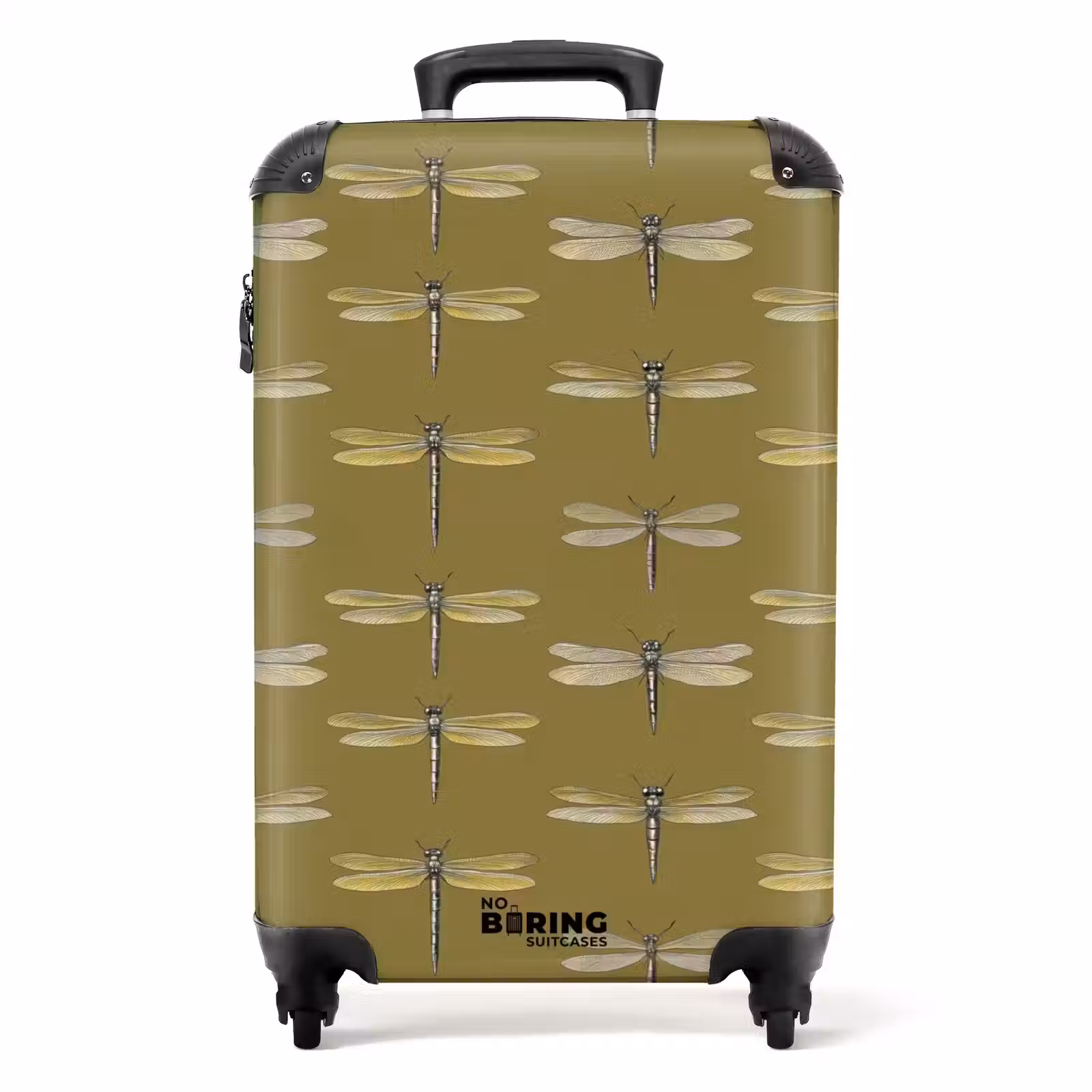 Koffer - Libellen - Patroon - Groen — 1