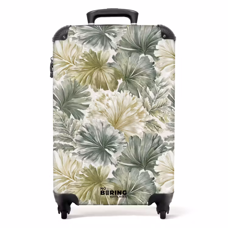 Koffer - Bladeren - Botanisch - Groen — 1