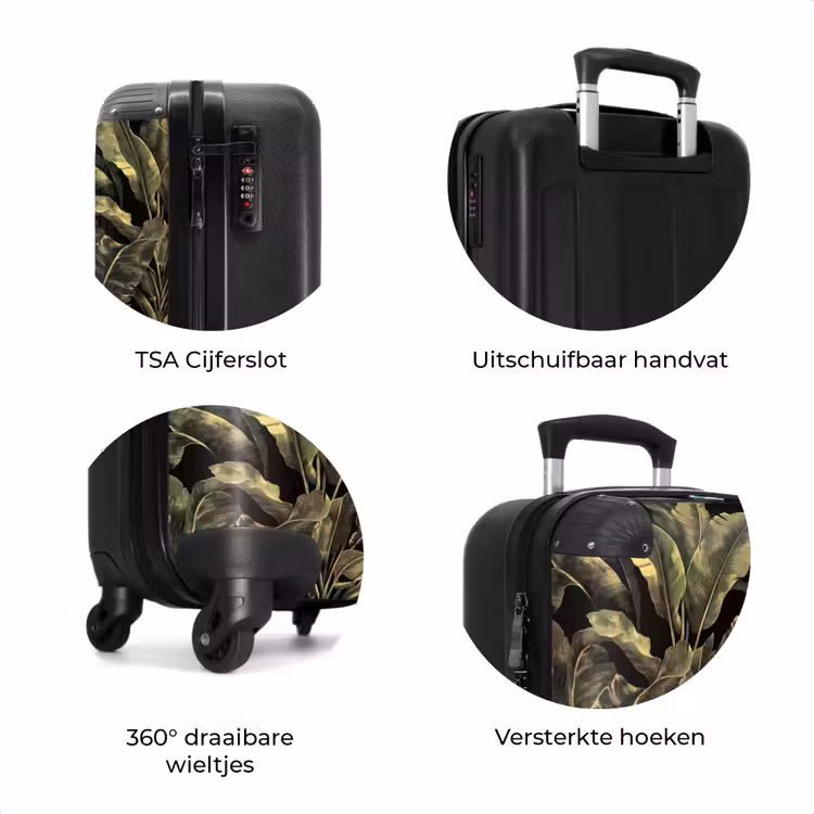 Koffer - Botanisch - Bladeren - Groen — 7
