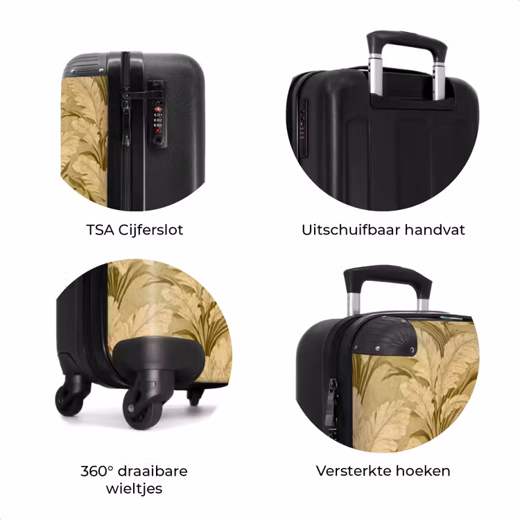 Koffer - Palmbladeren - Klassiek - Groen — 7