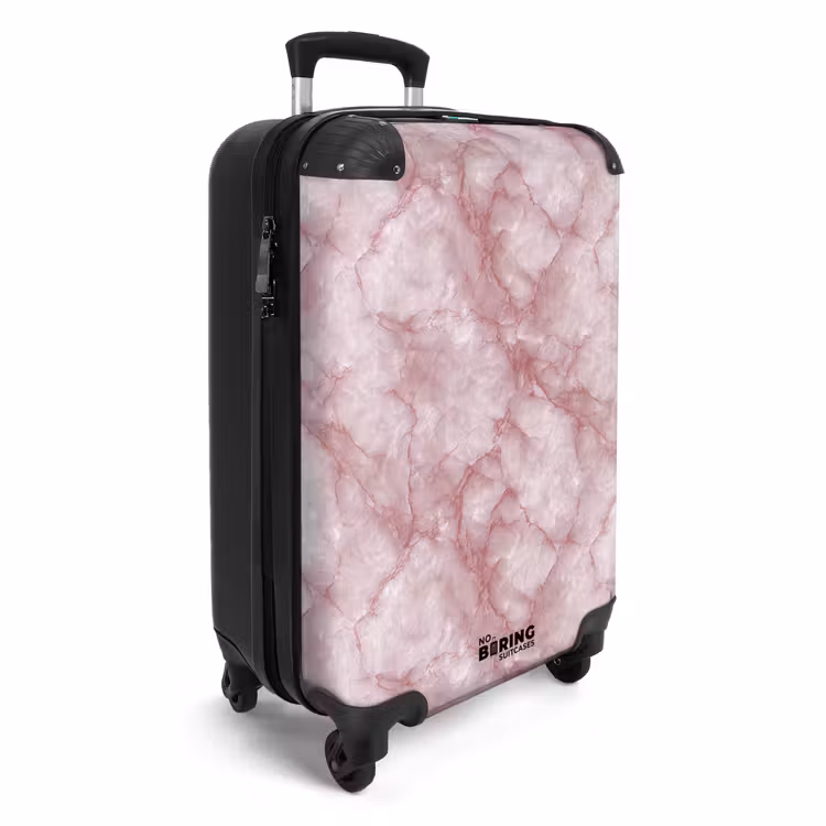 Koffer - Roze - Kwartsmarmer - Aders — 2