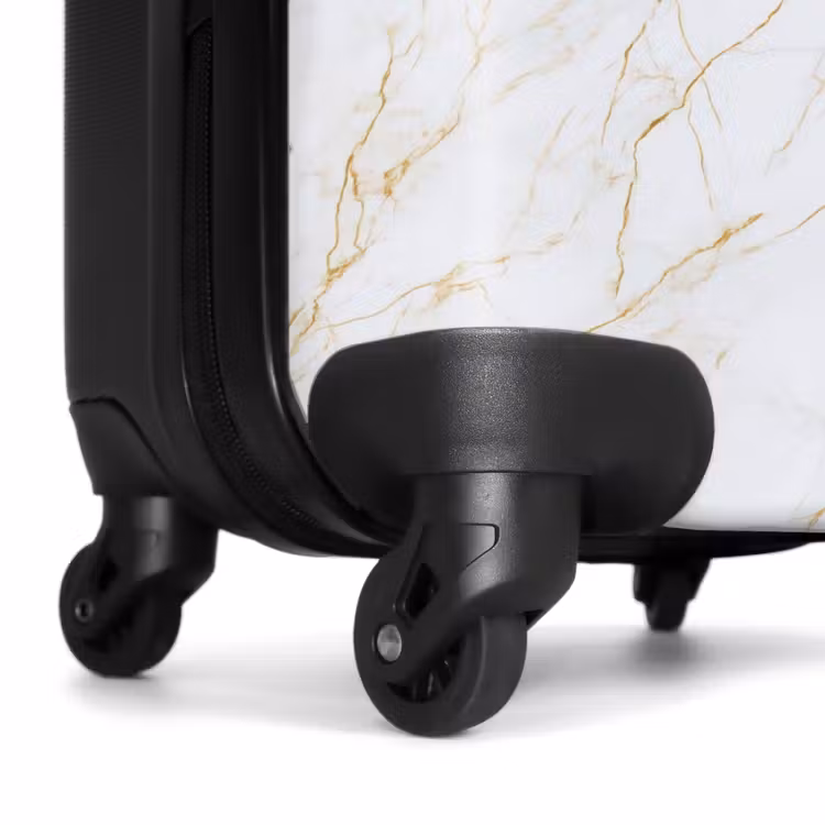 Koffer - Wit - Marmer - Goud - Luxueus — 6