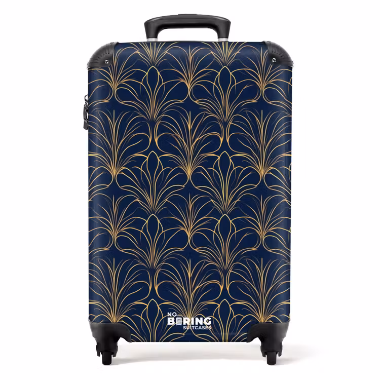 Koffer - Deco - Waaier - Blauw — 1