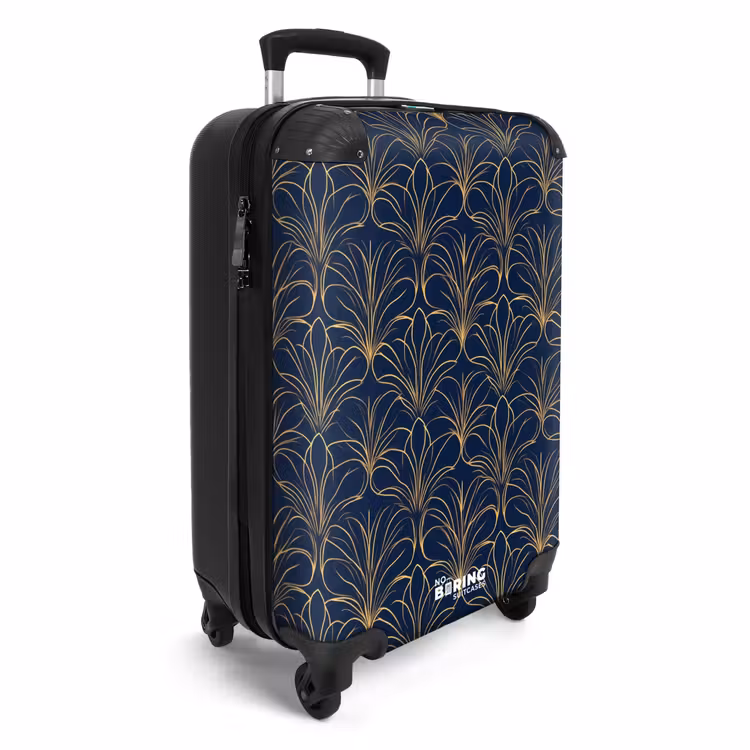 Koffer - Deco - Waaier - Blauw — 2