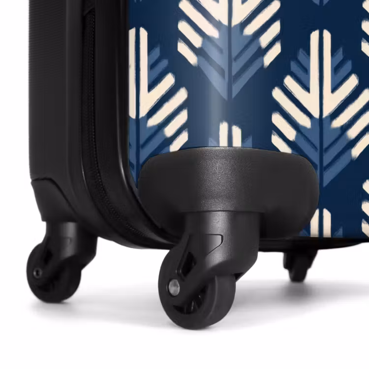 Koffer - Modern - Patroon - Blauw — 6