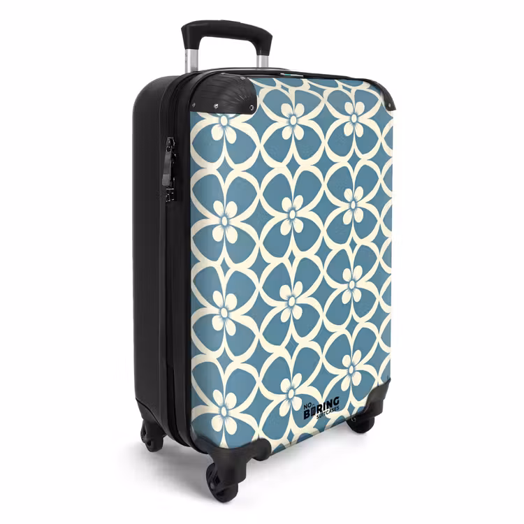 Koffer - Patroon - Symmetrisch - Blauw — 2