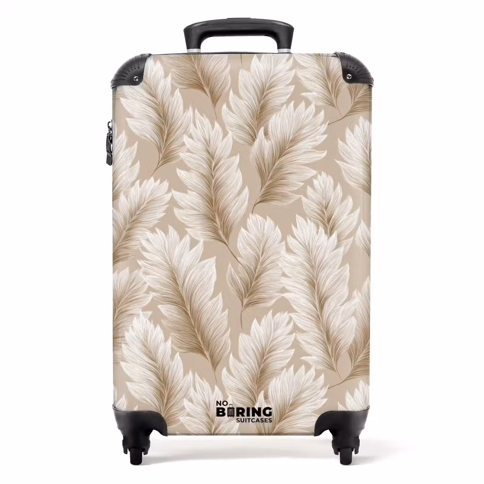 Koffer - Botanisch - Patroon - Beige — 1