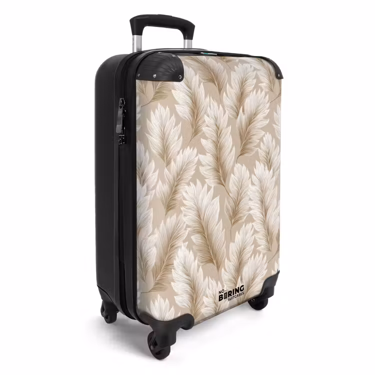 Koffer - Botanisch - Patroon - Beige — 2