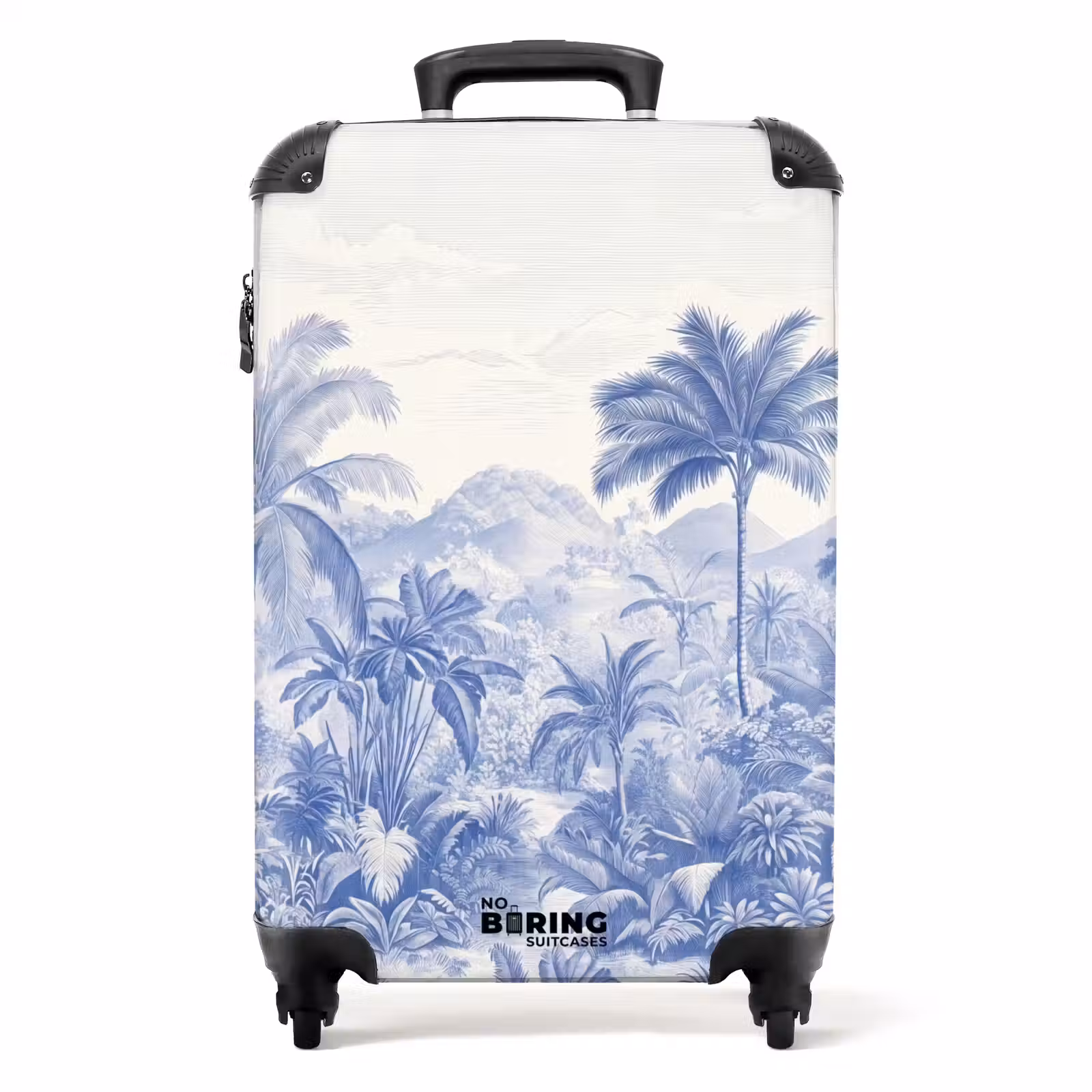 Koffer - Tropisch - Jungle - Blauw — 1