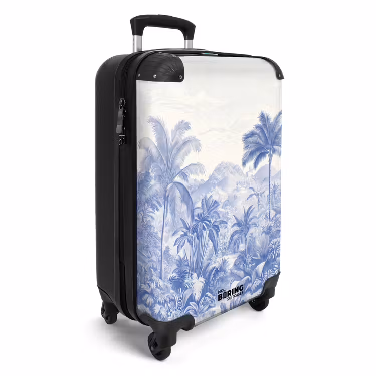 Koffer - Tropisch - Jungle - Blauw — 2