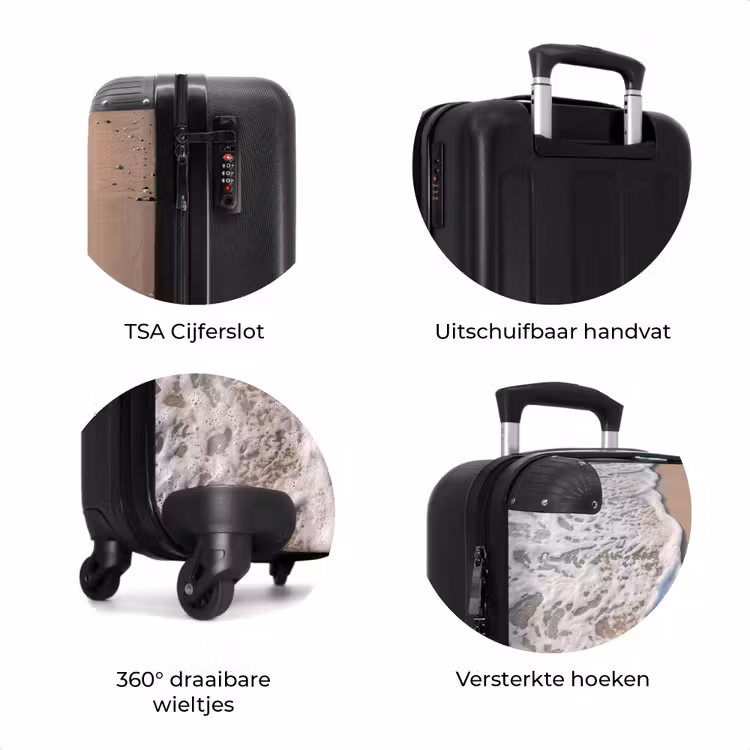 Koffer - Voetstappen - Vloedlijn - Zee — 7