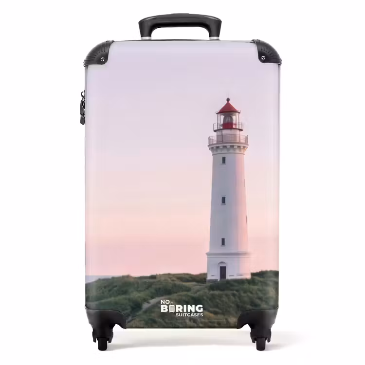 Koffer - Vuurtoren - Duinlandschap - Zee — 1