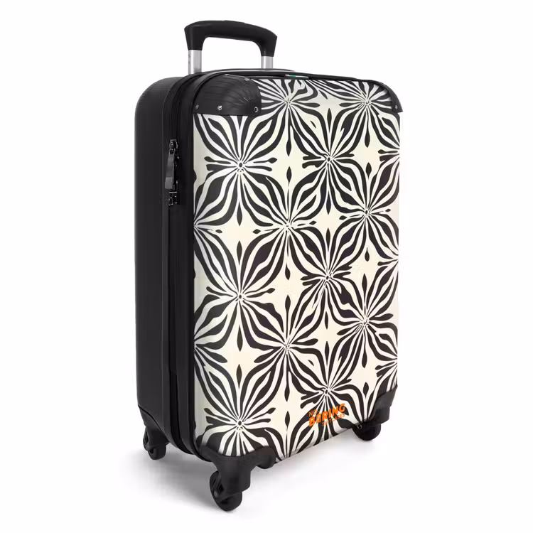 Koffer - Grafisch - Patroon - Zwart — 2