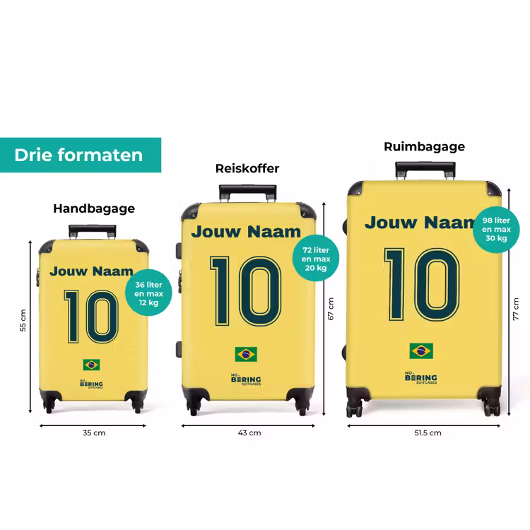 Koffer - Brazilië thuisshirt — 8