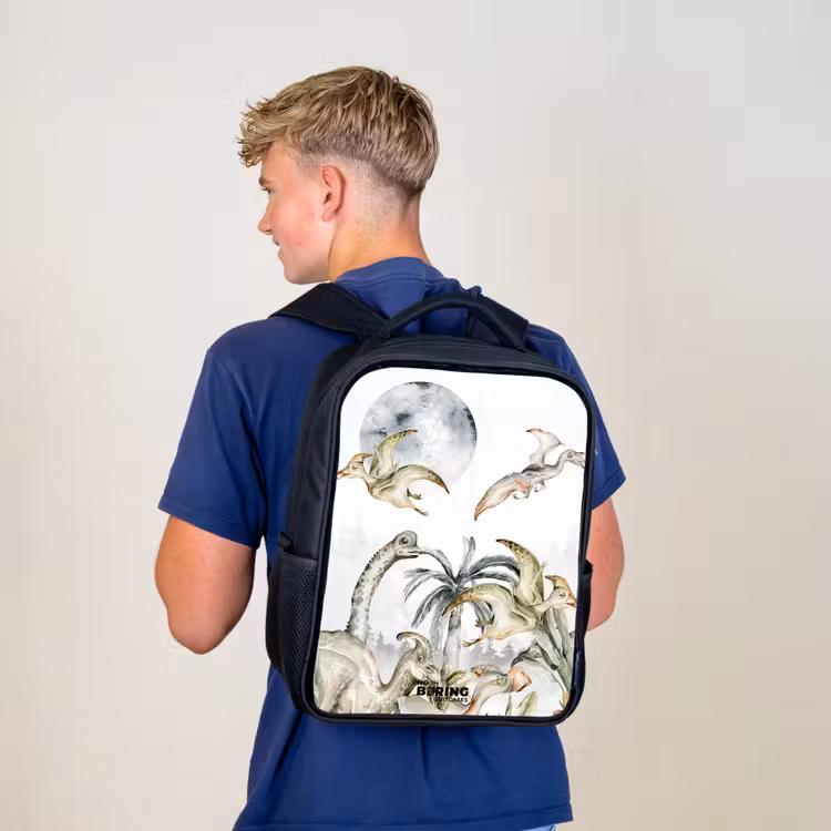 Kinderrugzak - Zwart - Dino's in de jungle — 6