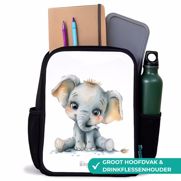 Kinderrugzak - Zwart - Baby olifant β 4