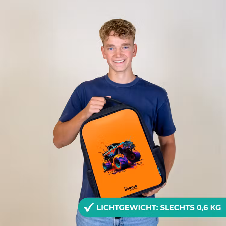 Kinderrugzak - Zwart - Rainbow Wheels — 3