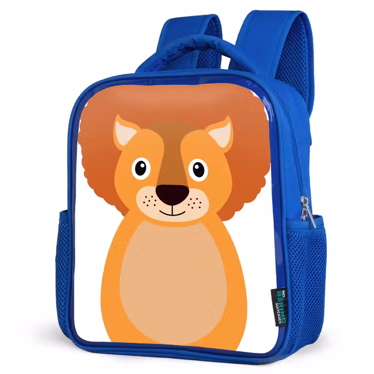 Kinderrugzak - Blauw - Dierenportret - Leeuw - kinderen — 9
