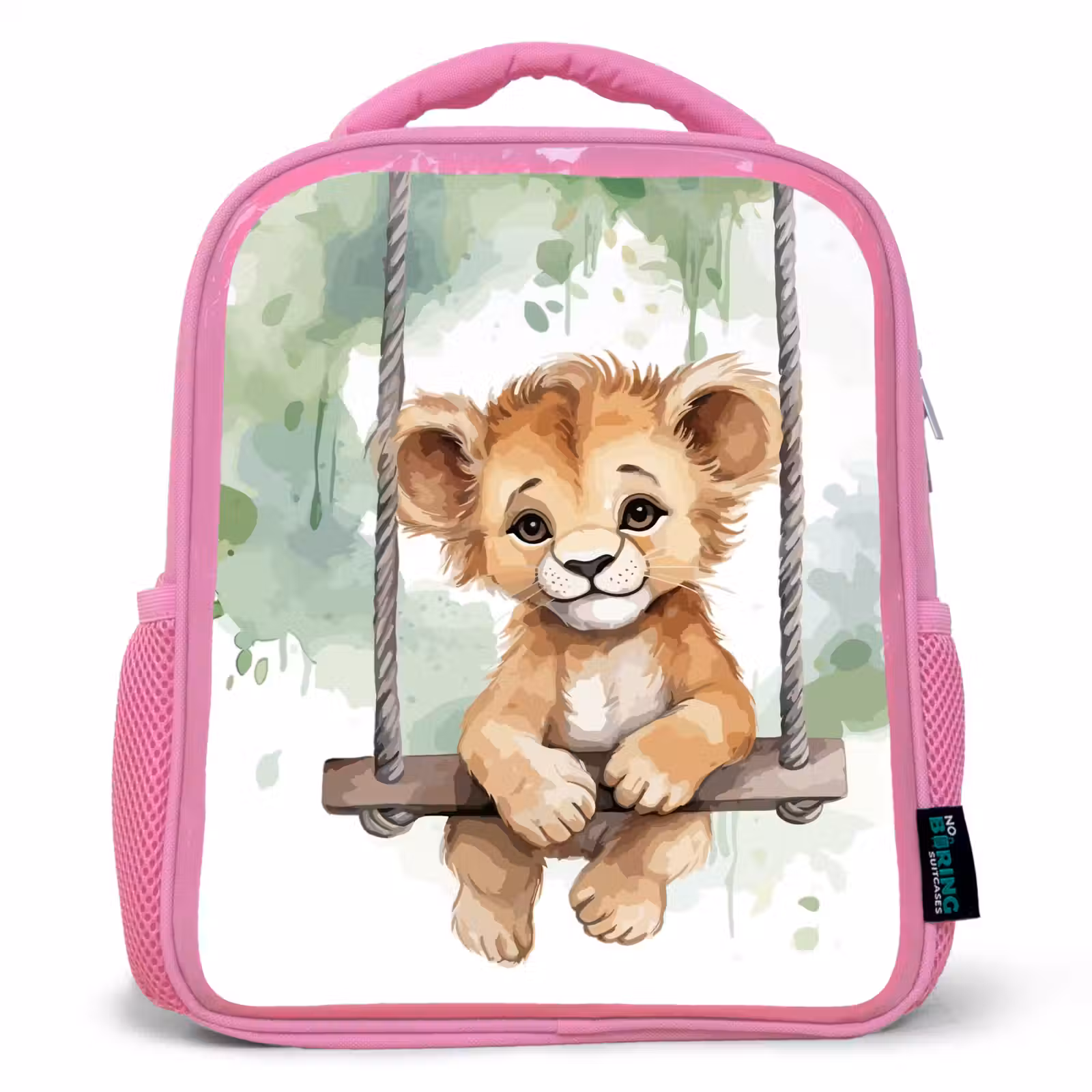 Kinderrugzak - Roze - Leeuw - Dier - Kinderen - Jungle — 1