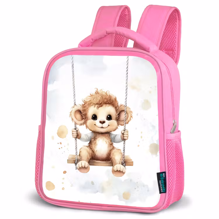 Kinderrugzak - Roze - Aap - Dier - Kinderen — 6