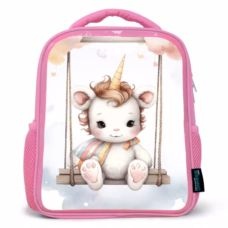 Kinderrugzak - Roze - Eenhoorn - Dier - Kinderen - Unicorn — 1