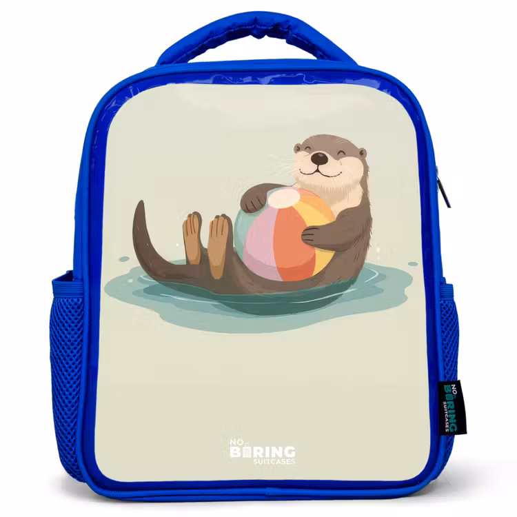 Kinderrugzak - Blauw - Otter - Strandbal - Water — 1