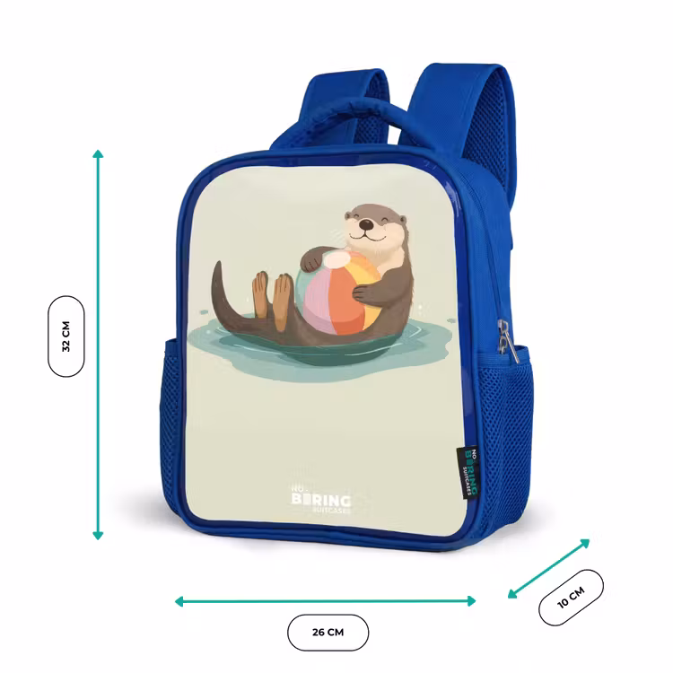 Kinderrugzak - Blauw - Otter - Strandbal - Water — 6