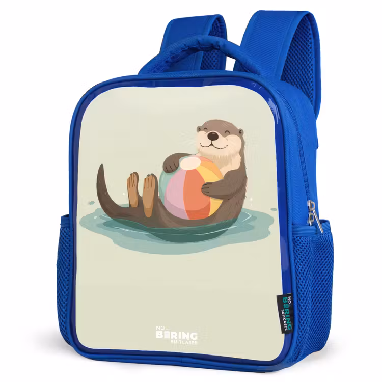 Kinderrugzak - Blauw - Otter - Strandbal - Water — 9