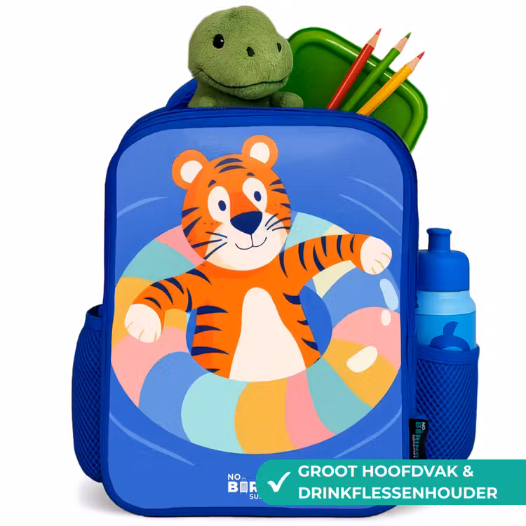 Kinderrugzak - Blauw - Tijger - Zwemband - Water — 5