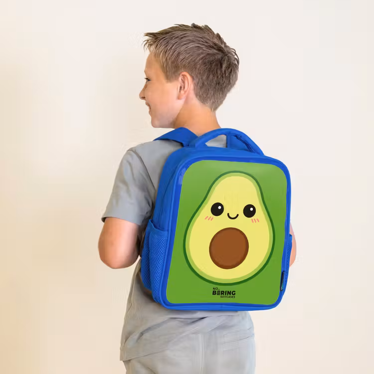 Kinderrugzak - Blauw - Kawai - Avocado - Groen — 3