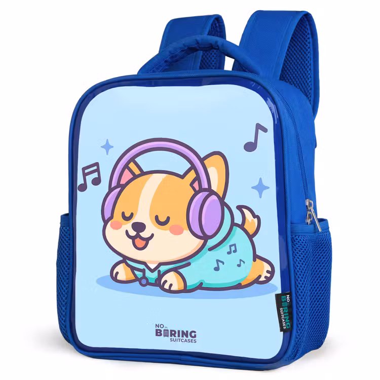 Kinderrugzak - Blauw - Kawai - Hond - Muziek — 9
