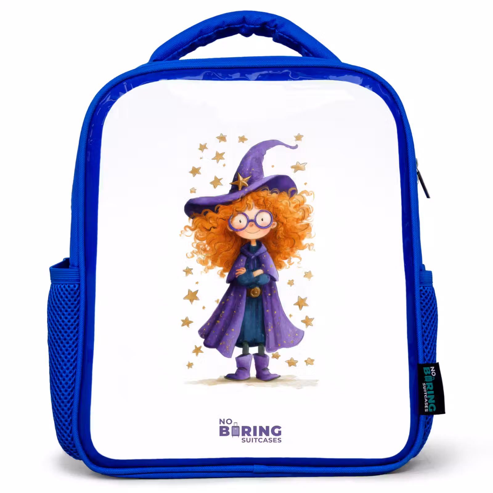 Kinderrugzak - Blauw - Sterrenmagie met krullen — 1