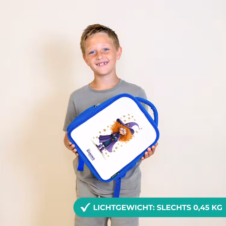 Kinderrugzak - Blauw - Sterrenmagie met krullen — 2
