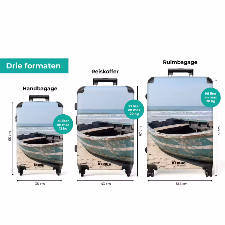 Koffer - Boot - Zandstrand - Zee — 8