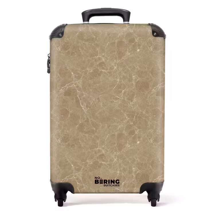 Koffer - Lichtbeige - Nerven - Marmer — 1