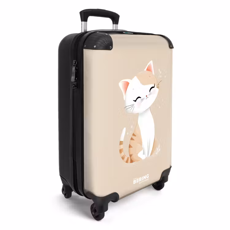 Koffer - Kitten in de kleuren beige en wit — 2