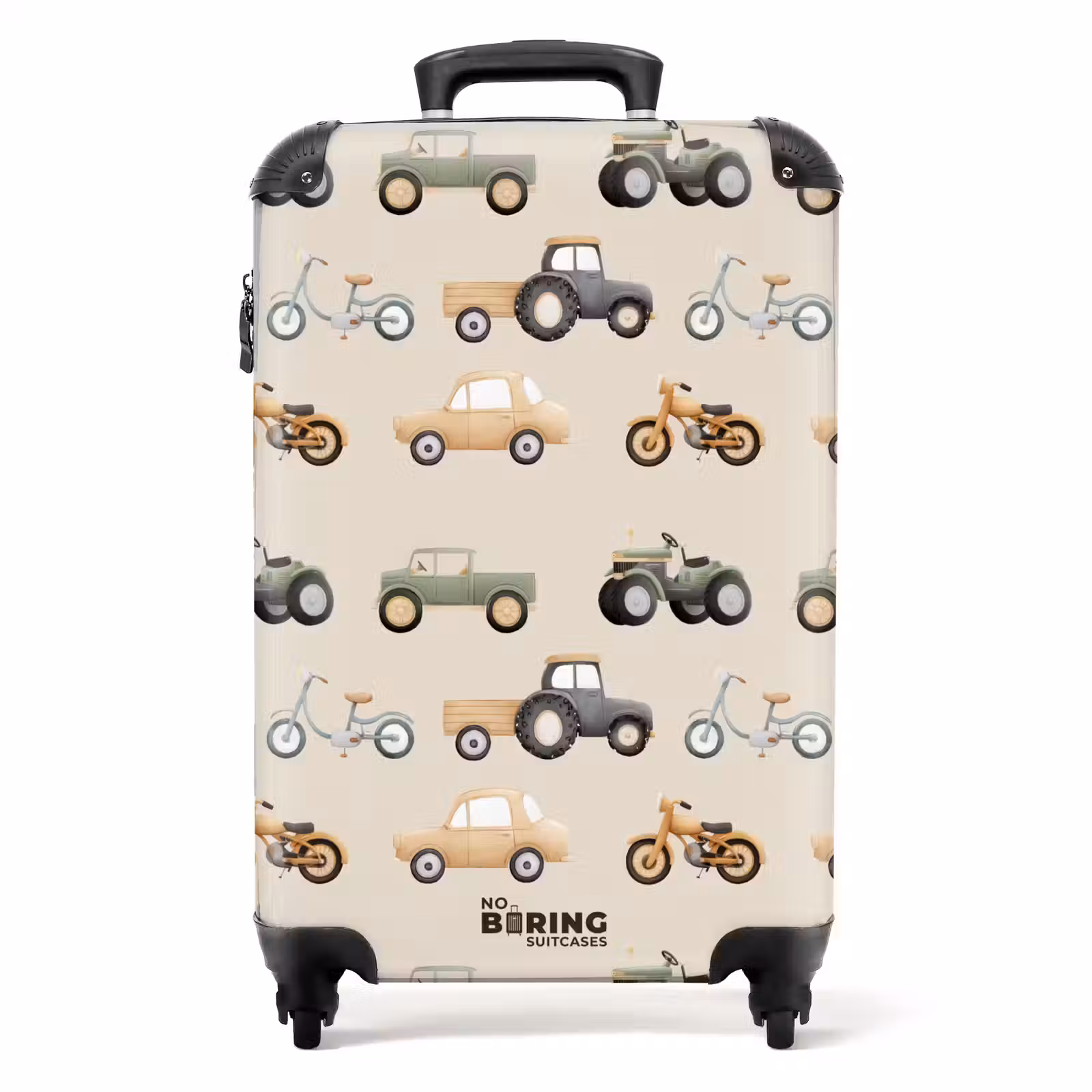 Koffer - Retro voertuigen patroon — 1