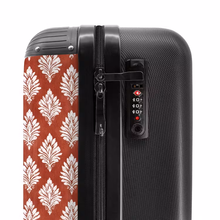 Koffer - Barok print rood — 5