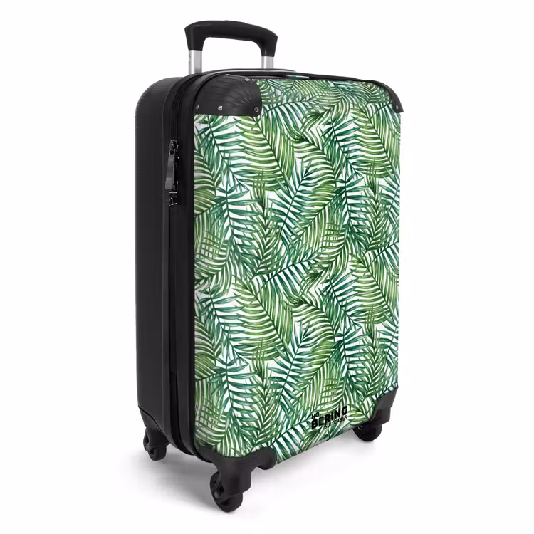 Koffer - Palm bladeren patroon kleurrijk — 2