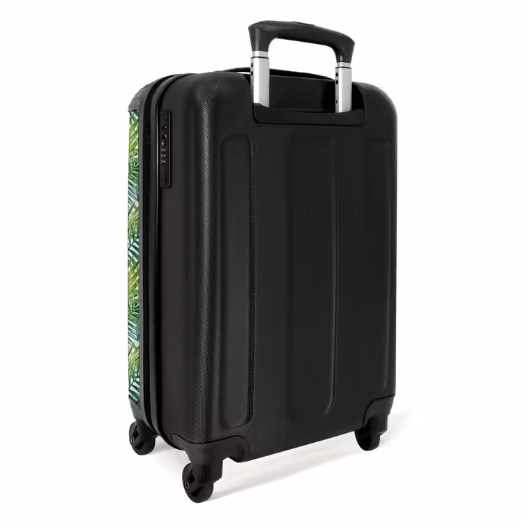 Koffer - Palm diverse bladeren patroon groen — 3