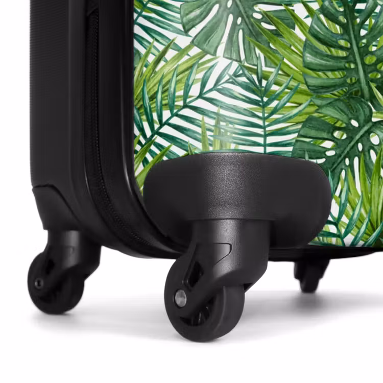 Koffer - Palm diverse bladeren patroon groen — 6